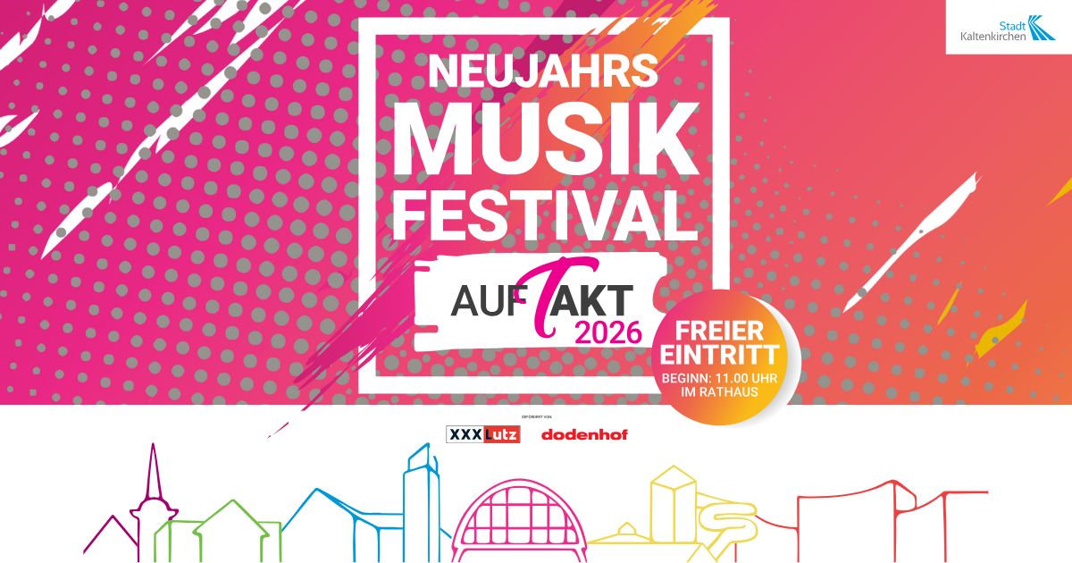 Veranstaltungsplakat AufTakt 2026